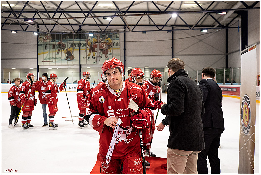 U20-DNL Meisterschaftsfinale;  Koelner Junghaie - Eisbaeren Juniors Berlin; Koeln, 27.03.2022